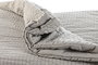 DKD Home Decor Colcha Boho 1c25 Gris Claro 260 x 180 cm