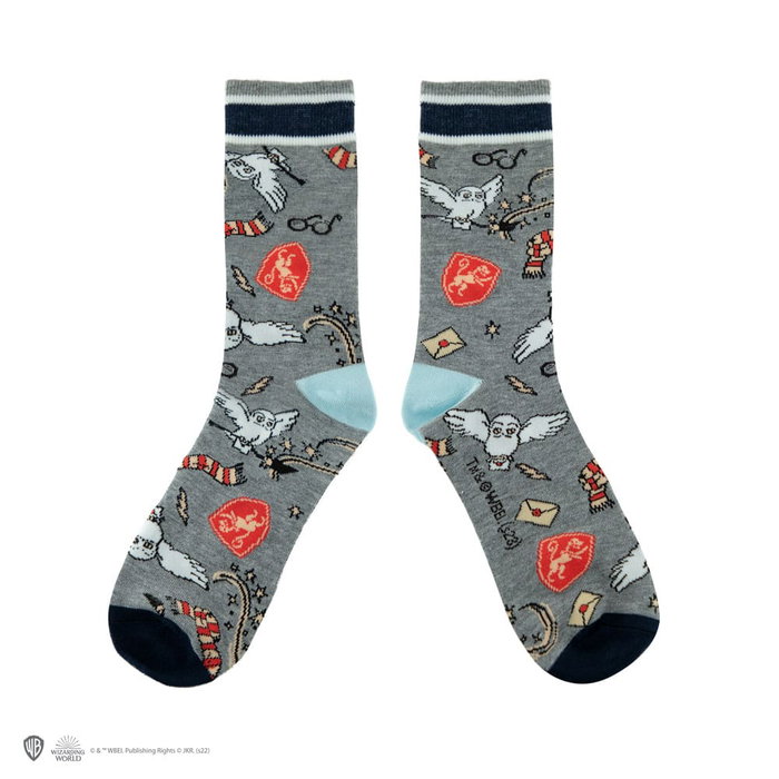 Cinereplicas Harry Potter Pack de 3 Pares de calcetines Hedwig
