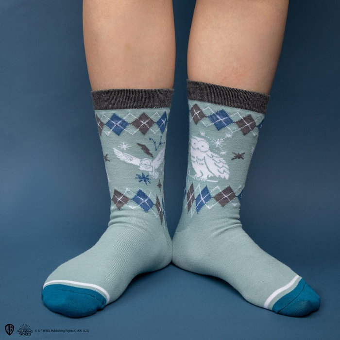 Cinereplicas Harry Potter Pack de 3 Pares de calcetines Hedwig