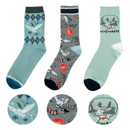 Cinereplicas Harry Potter Pack de 3 Pares de calcetines Hedwig