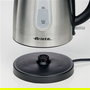 Ariete 2847 Hervidor de Acero Inoxidable 1.7L con Apagado Automático y Visor de Nivel de Agua