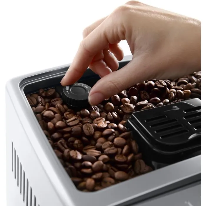 Delonghi ECAM 350.75.S Cafetera Espresso Dinamica Plata con Pantalla Táctil y Jarra de Leche