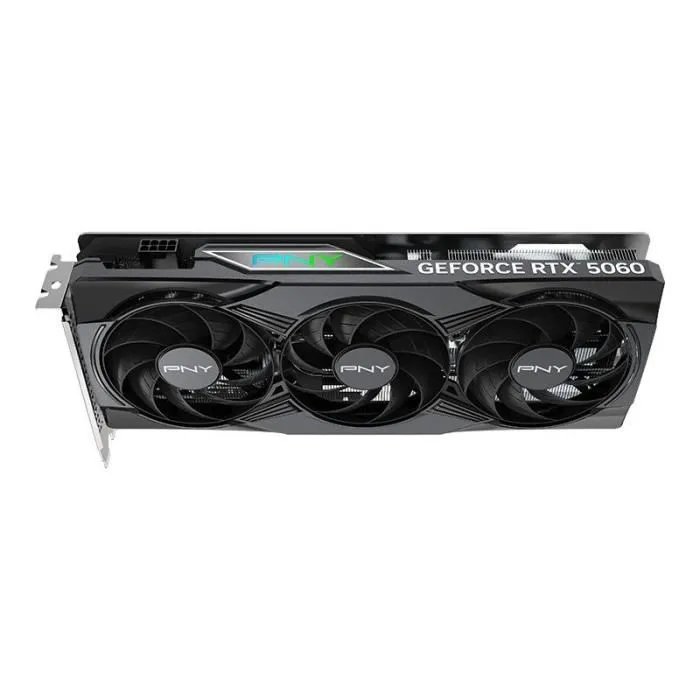 Pny Tarjeta Gráfica GEFORCE RTX 5060 8 GB ARGB Overclockeada Triple Ventilador DLSS 4 Pny Tarjeta Gráfica GEFORCE RTX 5060 8 GB ARGB Overclockeada Triple Ventilador DLSS 4