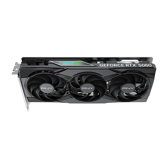 PNY GeForce RTX 5060 8GB GDDR7 Triple Fan ARGB OC Tarjeta Gráfica PNY GeForce RTX 5060 8GB GDDR7 Triple Fan ARGB OC Tarjeta Gráfica