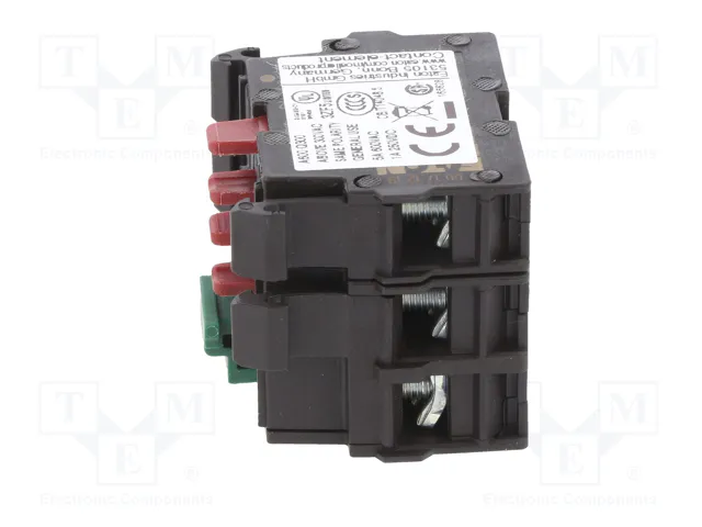 Eaton M22-K02SMC10 Elemento de contacto 121474 2 contactos NC autovigilados con montaje por tornillo