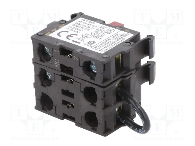 Eaton M22-K02SMC10 Elemento de contacto 121474 2 contactos NC autovigilados con montaje por tornillo