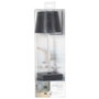 Home Deco Factory Lámpara LED Táctil Negra con 3 Intensidades de Luz, Funciona con Pilas AAA, 12 LEDs COB, Decoración Moderna