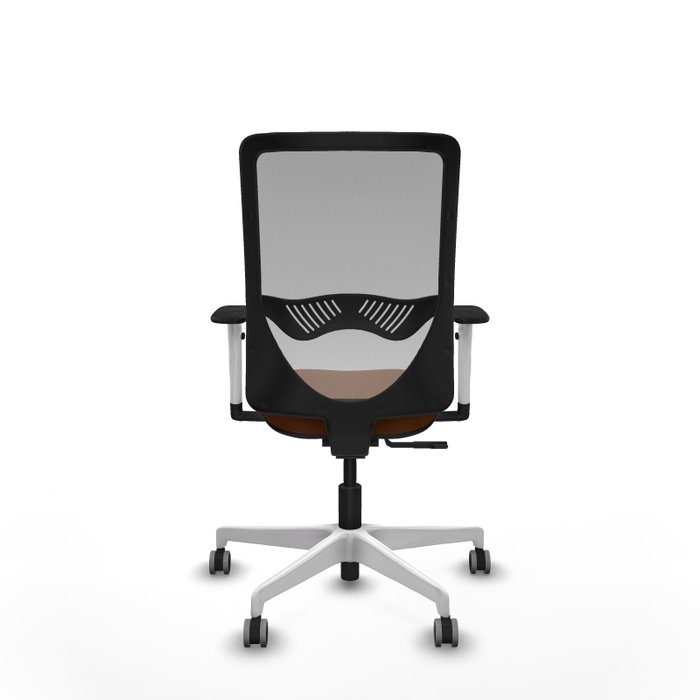 PIQUERAS Y CRESPO Silla de oficina Zulema Marrón y Gris con Mecanismo Sincro PIQUERAS Y CRESPO Silla de oficina Zulema Marrón y Gris con Mecanismo Sincro