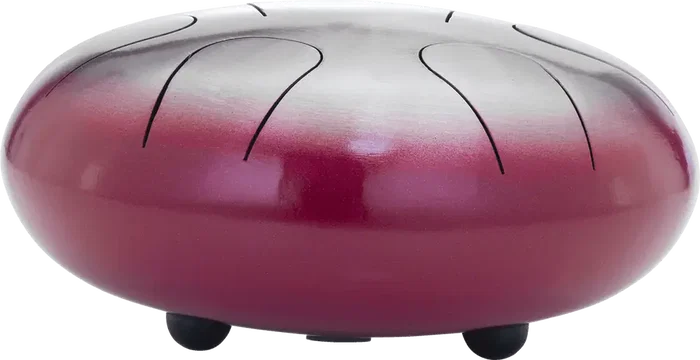 PEARL Tongue Drum Metal Spirit C Major - Crimson Burst Pearl 28x18x28 cm