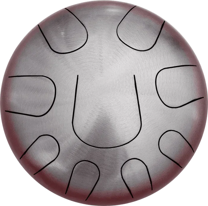 PEARL Tongue Drum Metal Spirit C Major - Crimson Burst Pearl 28x18x28 cm