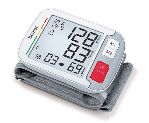 Beurer BC-51 Tensiómetro de Muñeca con Detección de Arritmias e Indicador de Riesgo