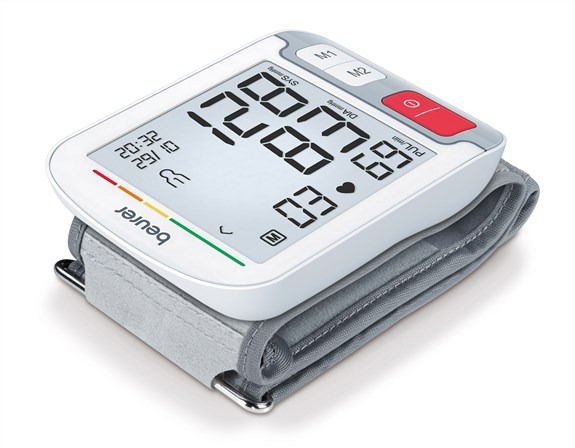 Beurer BC-51 Tensiómetro de Muñeca con Detección de Arritmias e Indicador de Riesgo