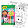 Crayola Libro Actividades y Colorear Casa de Gabby 04-7024 con 32 Páginas y 7 Rotuladores Lavables