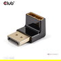 Club 3D CAC-1008 Adaptador DP a DP 1.4 90° Ángulado 4K@120Hz Macho/Hembra Retail