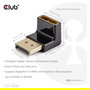 Club 3D CAC-1008 Adaptador DP a DP 1.4 90° Ángulado 4K@120Hz Macho/Hembra Retail