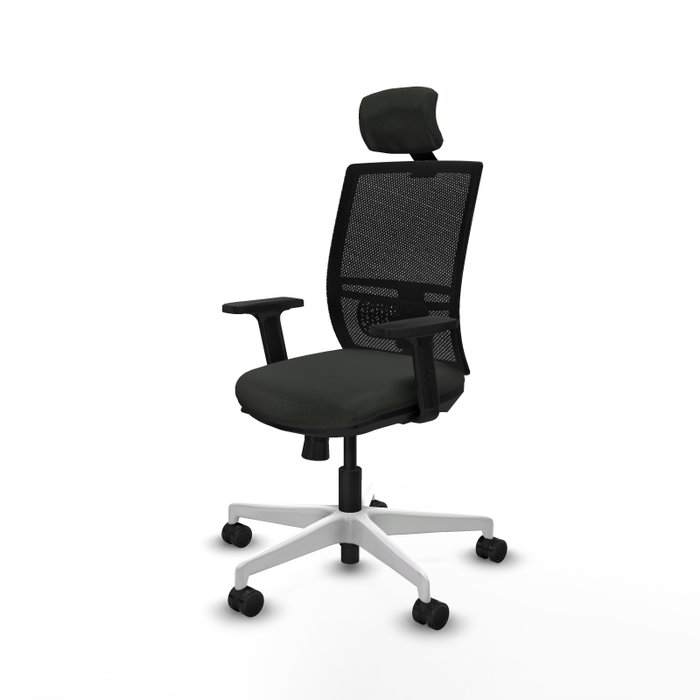 PIQUERAS Y CRESPO Silla de oficina Yunquera con mecanismo Sincro/Traslack Negro PIQUERAS Y CRESPO Silla de oficina Yunquera con mecanismo Sincro/Traslack Negro