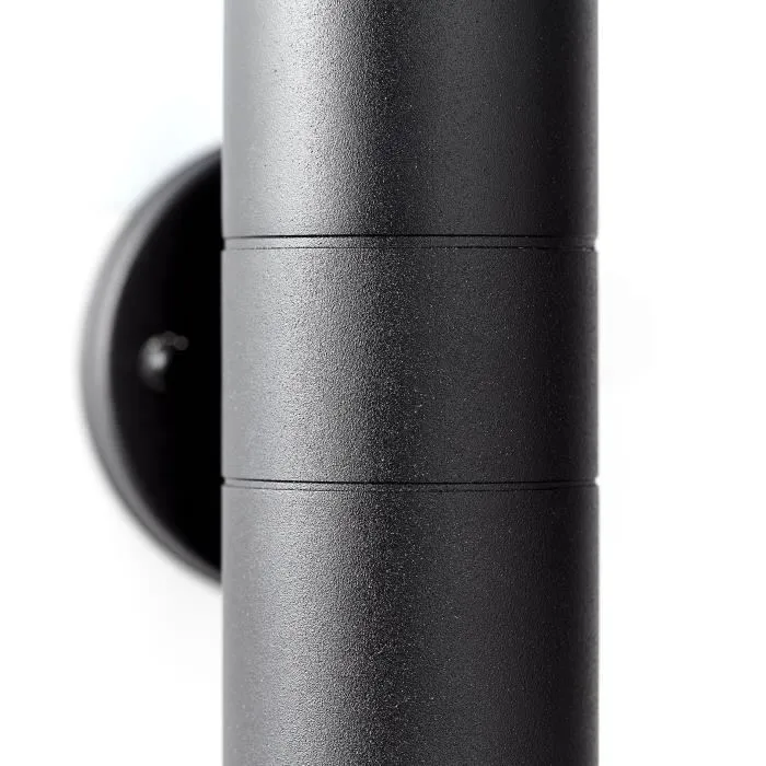 Brilliant BRI4004353346958 Aplique Descendente 2L, Negro, GU10 Max 18W, Bombilla no incluida