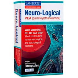 LAMBERTS Neuro-Logical 60 Cápsulas - Función Neurológica Normal con Vitaminas B1, B6 y B12