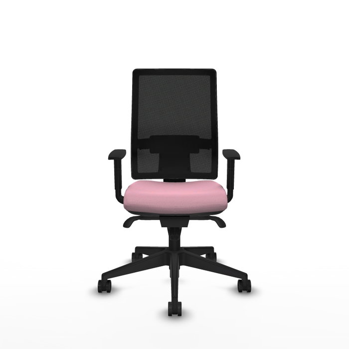 PIQUERAS Y CRESPO Silla de oficina Horna con mecanismo Sincro Rosa y Negro PIQUERAS Y CRESPO Silla de oficina Horna con mecanismo Sincro Rosa y Negro