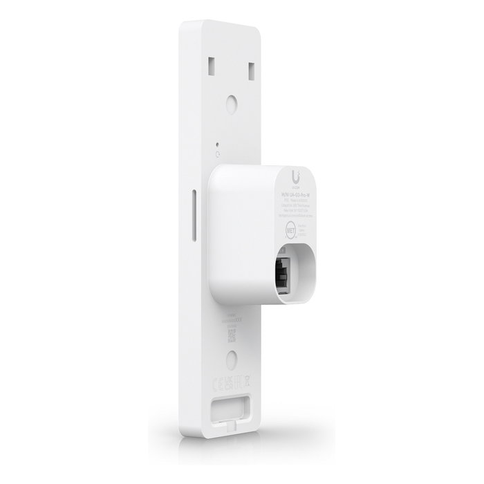 Ubiquiti UniFi Access UA-G3-Pro-W Lector de Control de Acceso Pro con Reconocimiento Facial, NFC, Bluetooth, Pantalla Táctil 4.7", IP55, Blanco