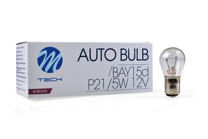 M-Tech Lámpara BAY15D 12V P21/5W Clear - 10 Unidades M-Tech Lámpara BAY15D 12V P21/5W Clear - 10 Unidades