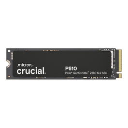 Crucial P510 Gen5 2280 SSD 1TB NVMe PCIe M.2, 11000 MB/s Lectura, 9500 MB/s Escritura, TLC, para PC y Portátil