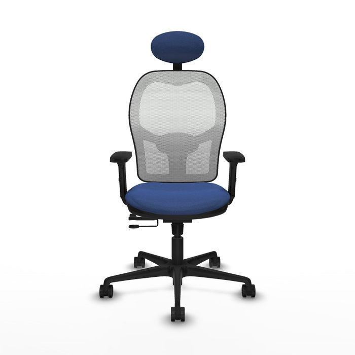 PIQUERAS Y CRESPO Silla de oficina Jorquera Azul marino y Blanco PIQUERAS Y CRESPO Silla de oficina Jorquera Azul marino y Blanco