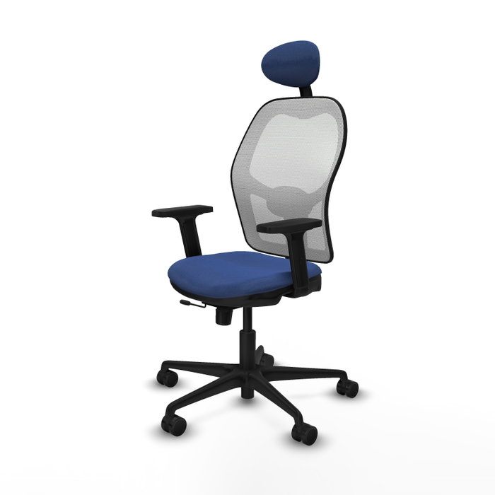 PIQUERAS Y CRESPO Silla de oficina Jorquera Azul marino y Blanco PIQUERAS Y CRESPO Silla de oficina Jorquera Azul marino y Blanco