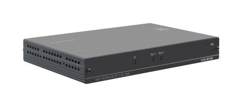 Kramer 10-804080190 Amplificador de Línea de Video HDMI 2.0 4K HDR Negro