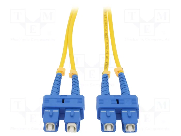QOLTEC Cable de conexión de fibra óptica duplex SMF G652D SC/UPC a SC/UPC, 3m QOLTEC Cable de conexión de fibra óptica duplex SMF G652D SC/UPC a SC/UPC, 3m