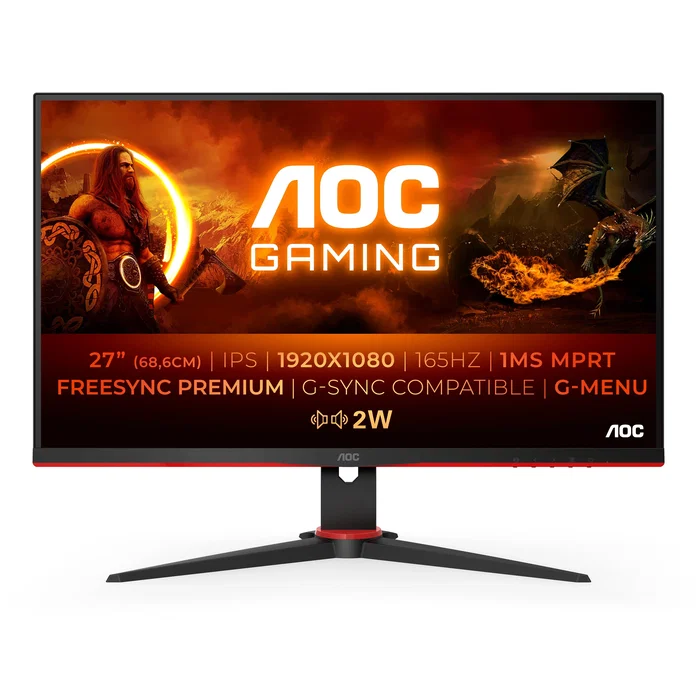 AOC 27G2SPAE/BK Monitor Gaming 27'' IPS Full HD 165Hz 1ms