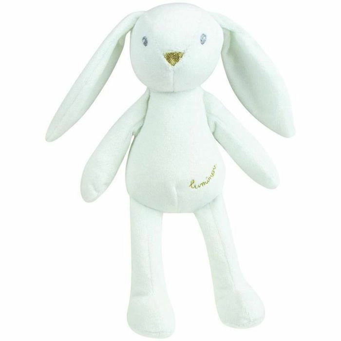 Jemini Luminou Conejo blanco Peluche natural luminoso sin batería +/- 21 cm