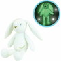 Jemini Luminou Conejo blanco Peluche natural luminoso sin batería +/- 21 cm