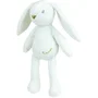 Jemini - Conejo de Peluche Luminoso Fotoluminiscente, Blanco, Carga con Luz, sin Pilas, Aprox. 20 cm, para Niños