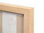 Giftdecor Portafoto Pared Madera Paspartú Natural 13x18cm con Marco Exterior 23x18cm (Set de 12)