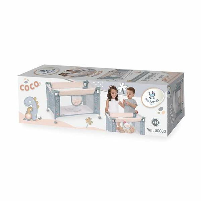 Decuevas Cuna De Viaje Coco para Muñecas de hasta 46 cm