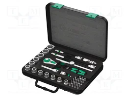 WERA Conjunto de llaves de vaso 3/8 pulgadas, 38 piezas