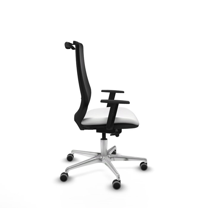 PIQUERAS Y CRESPO Silla de oficina Mardos con mecanismo Sincro/Traslack, Blanco/Negro PIQUERAS Y CRESPO Silla de oficina Mardos con mecanismo Sincro/Traslack, Blanco/Negro