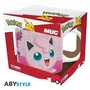 ABYstyle ABYMUGA482 Taza de Cómic Pokémon Jigglypuff, Cerámica, 320 ml, Rosa y Blanco, Apta Lavavajillas y Microondas