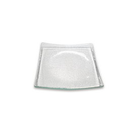 OMS Tone Plato Llano Transparente 20x20 cm