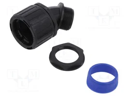 HELLERMANNTYTON Conector angular 45° HelaGuard M32