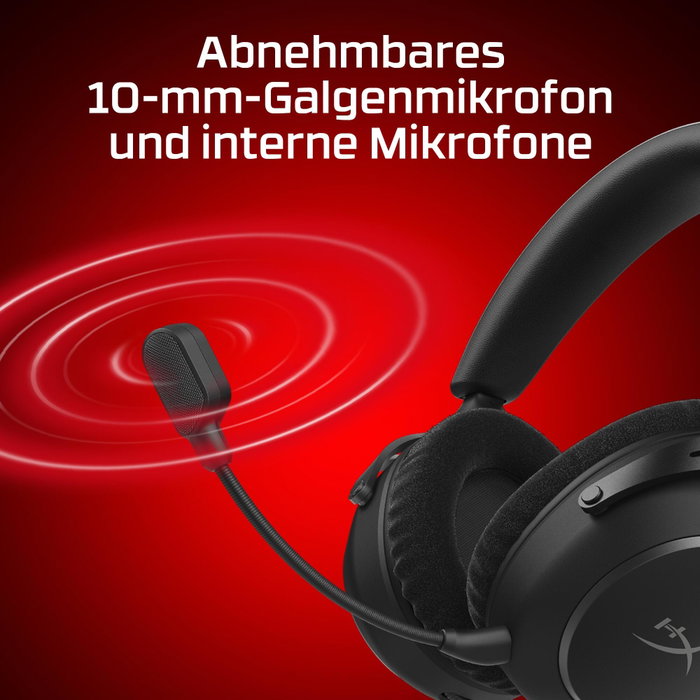 HyperX Cloud Alpha 2 Wireless Gaming-Headset con estación base RGB Black
