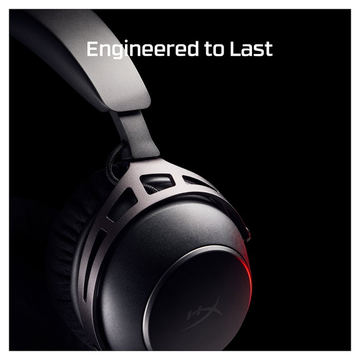 HyperX Cloud Alpha 2 Wireless Gaming-Headset con Estación Base RGB, Negro