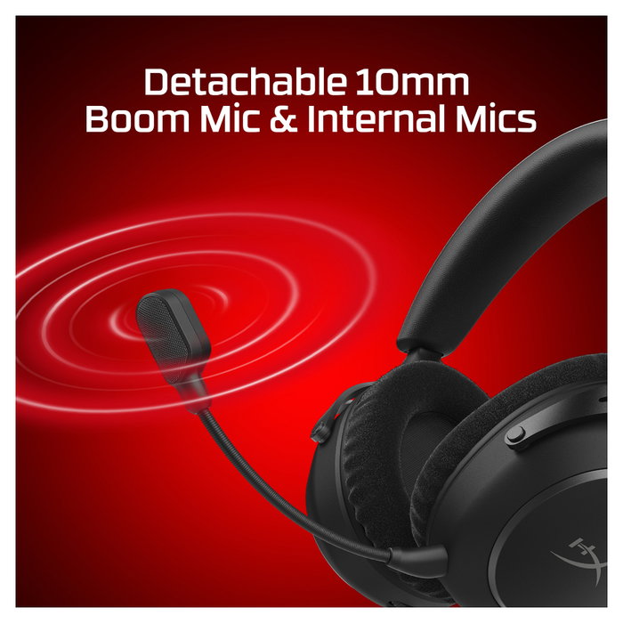 HyperX Cloud Alpha 2 Wireless Gaming-Headset con Estación Base RGB, Negro