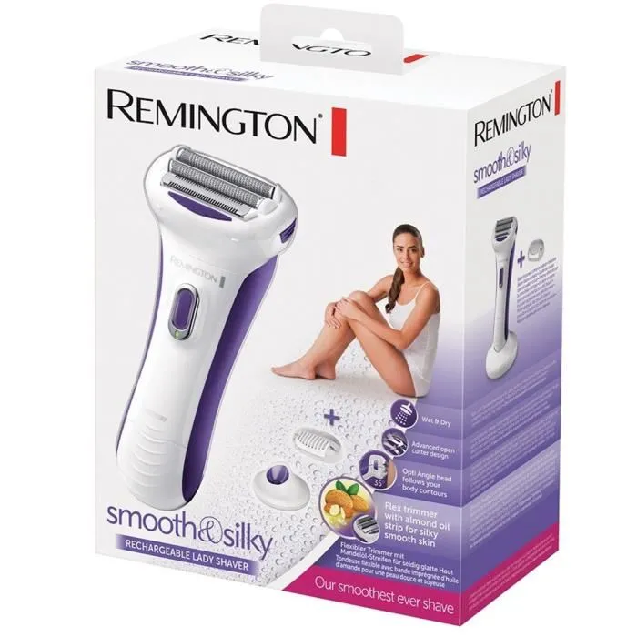 Remington Navaja Wet & Dry Femenina Hipoalergénica Recargable - Maquinilla de Afeitar Eléctrica