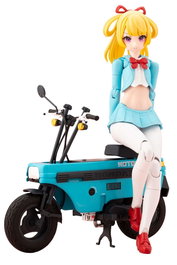 Megami Device Maqueta Buster Doll Series Plastic Model Kit 1/1 Knight Alice with Honda AB12 Motocompo 15 cm