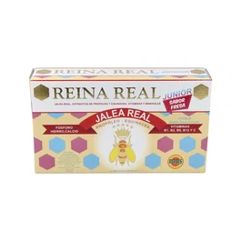 ROBIS Reina Real Junior 20Amp. Complemento Alimentario Infantil con Vitaminas, Minerales y Aminoácidos para Salud y Bienestar