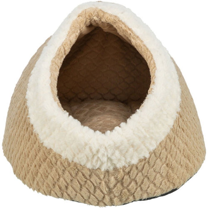Cueva para gato Trixie Kaline Mio Marrón Crema 35 x 26 x 41 cm