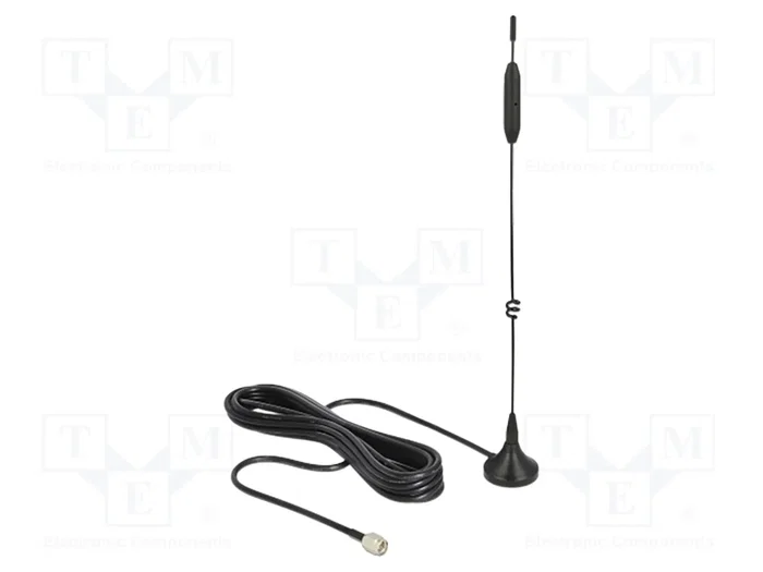 DeLOCK 12420 Antena LTE/GSM/UMTS con conector SMA y cable de 3m DeLOCK 12420 Antena LTE/GSM/UMTS con conector SMA y cable de 3m