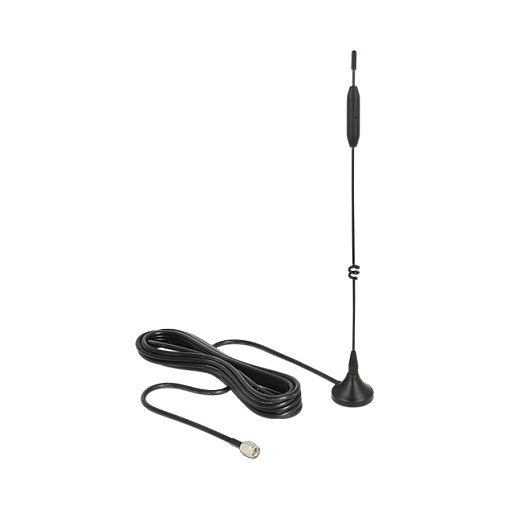 DeLOCK 12420 Antena LTE/GSM/UMTS con conector SMA y cable de 3m DeLOCK 12420 Antena LTE/GSM/UMTS con conector SMA y cable de 3m